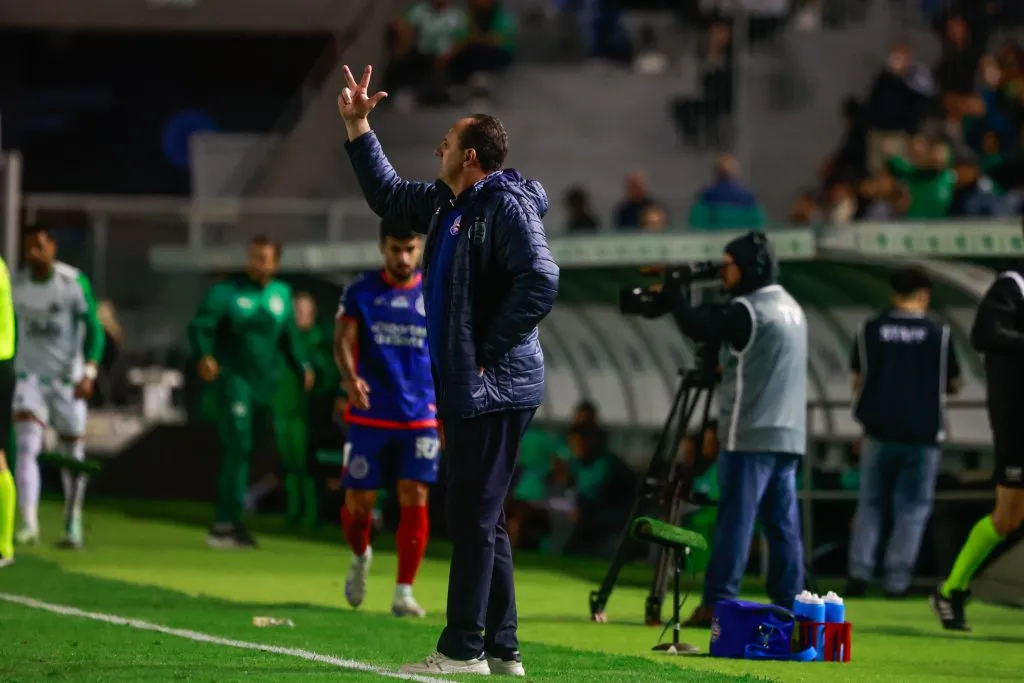 Rogerio Ceni técnico do Bahia durante partida contra o Juventude pelo campeonato Brasileiro A 2024. Foto: Luiz Erbes/AGIF