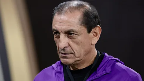 Ramon Diaz tecnico do Corinthians durante partida contra o Universidad Central no estadio Arena Corinthians pelo campeonato Copa Libertadores 2025. Foto: Marcello Zambrana/AGIF