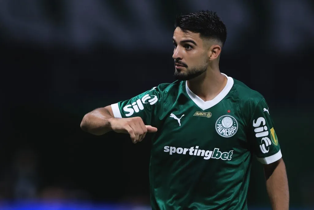 Flaco López, atacante destaque do Palmeiras. Chiereguini/AGIF