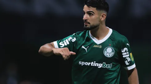 SP – SAO PAULO – 10/03/2025 – PAULISTA 2025, PALMEIRAS X SAO PAULO – Flaco Lopez jogador do Palmeiras durante partida contra o Sao Paulo no estadio Arena Allianz Parque pelo campeonato Paulista 2025. Foto: Ettore Chiereguini/AGIF