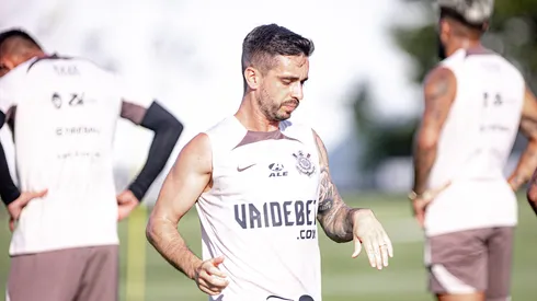 Igor Coronado jogador do Corinthians durante treino no Centro de Treinamento CT Joaquim Grava.