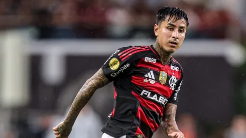 PA – BELEM – 02/02/2025 – SUPERCOPA 2025, FLAMENGO X BOTAFOGO – Erick Pulgar jogador do Flamengo durante partida contra o Botafogo no estadio Mangueirao pelo campeonato Supercopa 2025. Foto: Fernando Torres/AGIF
