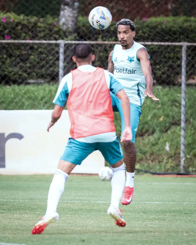 Matheus Pereira nos treinos do Cruzeiro – Foto: Reprodução/CEC