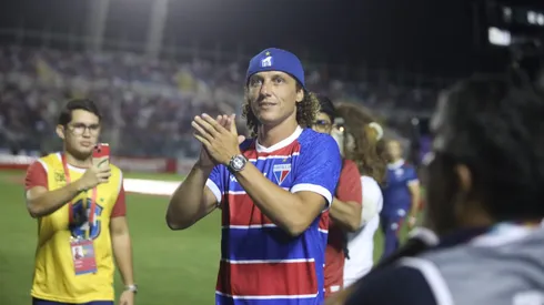 David Luiz jogador do Fortaleza durante partida contra o Moto Club no estadio Presidente Vargas (CE) pelo campeonato Copa Do Nordeste 2025. Foto: Lucas Emanuel/AGIF