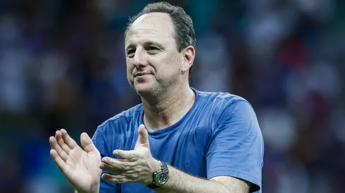 Foto: Divulgação/Bahia – Rogério Ceni após partida contra o Boston River na Libertadores de 2025.
