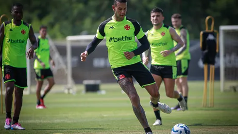 Jogadores do Vasco durante treinamento. Foto: Matheus Lima/Vasco.