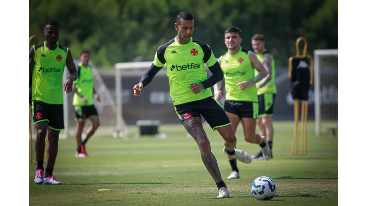 Jogadores do Vasco durante treinamento. Foto: Matheus Lima/Vasco.