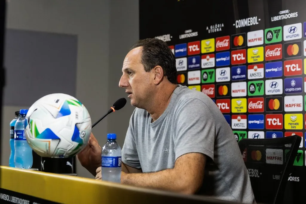 Rogério Ceni, técnico do Bahia, em entrevista após jogo na Libertadores (Imagem: Letícia Martins/EC Bahia)