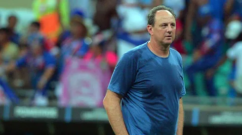 BA – SALVADOR – 13/03/2025 – COPA LIBERTADORES 2025, BAHIA X BOSTON RIVER – Rogerio Ceni, tecnico do Bahia durante partida contra o Boston River no estadio Arena Fonte Nova pelo campeonato Copa Libertadores 2025. Foto: Walmir Cirne/AGIF
