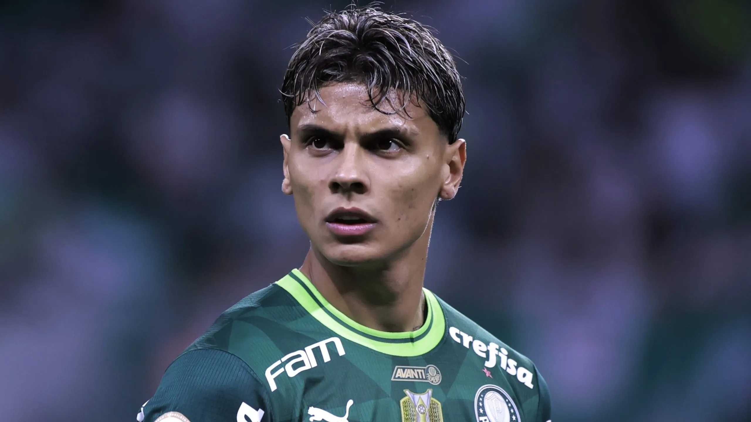 SP – SAO PAULO – 29/11/2023 – BRASILEIRO A 2023, PALMEIRAS X AMERICA-MG – Richard Rios jogador do Palmeiras durante partida contra o America-MG no estadio Arena Allianz Parque pelo campeonato Brasileiro A 2023. Foto: Marcello Zambrana/AGIF