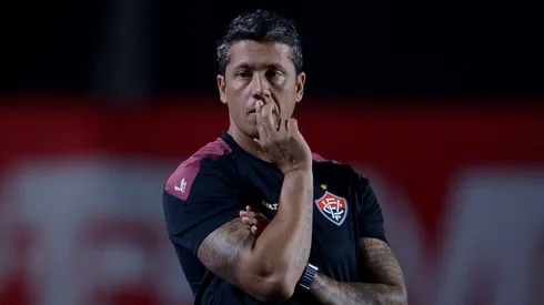 Carpini durante confronto contra o Altos na Copa do Nordeste de 2025.