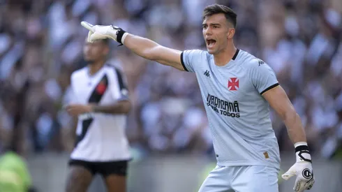 Leo Jardim goleiro do Vasco durante partida contra o Nova Iguacu no estadio Maracana pelo campeonato Carioca 2024.