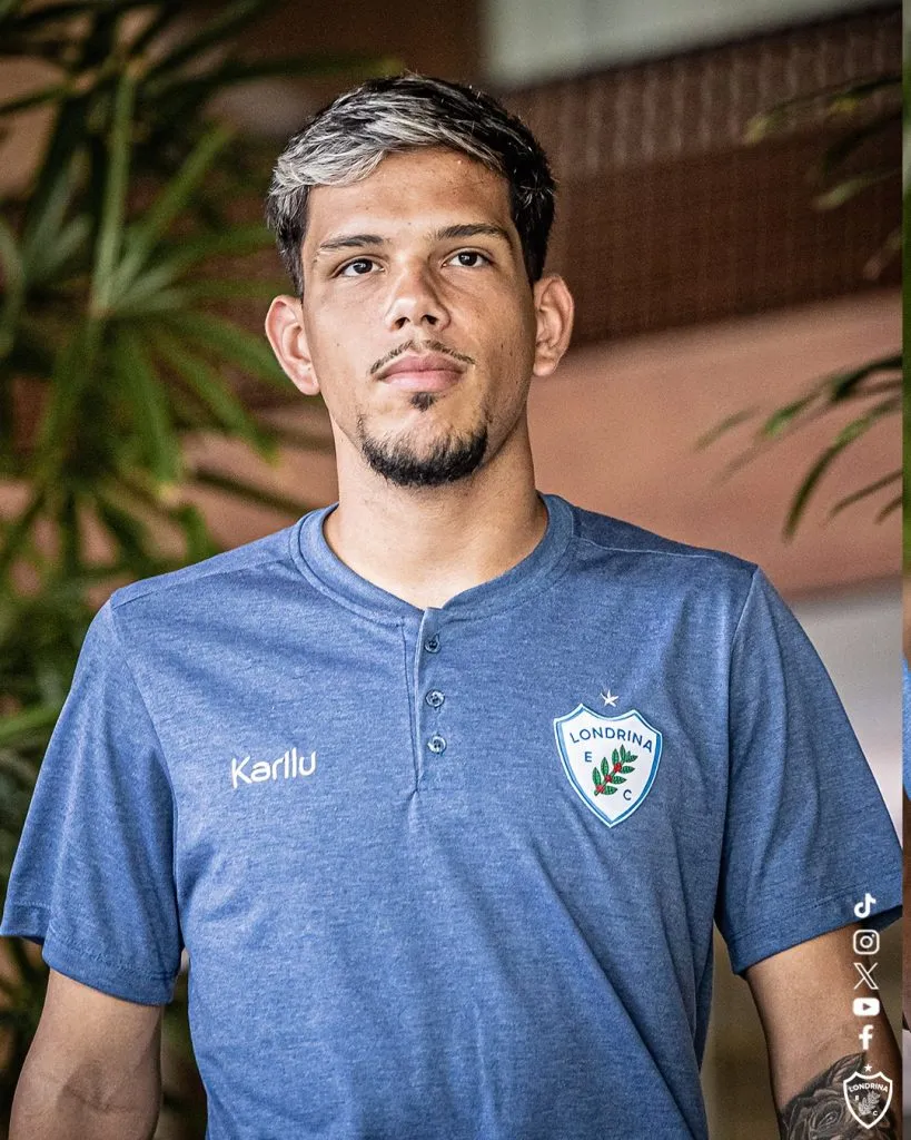 Pablo Ruan jogador do Londrina EC – Foto: Reprodução/LEC