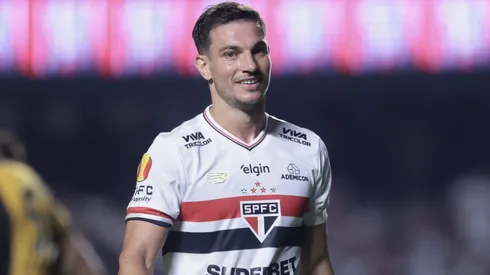 Cédric durante confronto contra o Novorizontino no Campeonato Paulista de 2025.