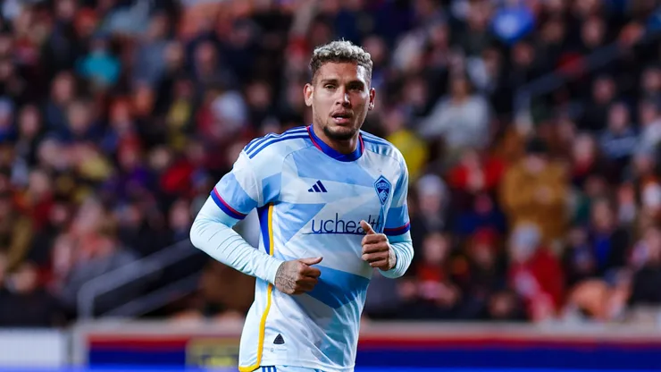Rafael Navarro jogador do Colorado Rapids durante partida contra o Real Salt Lake no estádio America First Field Stadium pelo campeonato MSL 2024. Foto: Fabio Giannelli/AGIF
