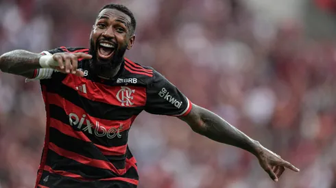 Gerson em partida pelo Flamengo. Foto: Thiago Ribeiro/AGIF