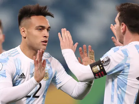 Lautaro se junta a Messi e está fora de jogo contra o Brasil