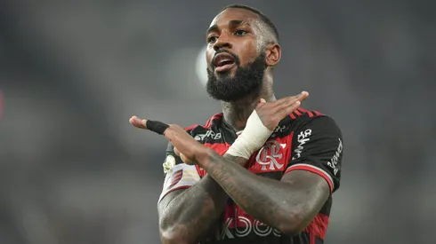 Gerson em partida pelo Flamengo. Foto: Thiago Ribeiro/AGIF