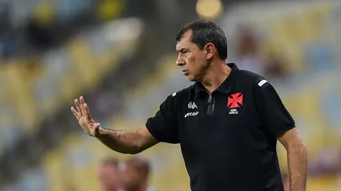 Fábio Carille técnico do Vasco durante partida contra o Flamengo no estádio Maracanã pelo campeonato Carioca 2025. Foto: Thiago Ribeiro/AGIF