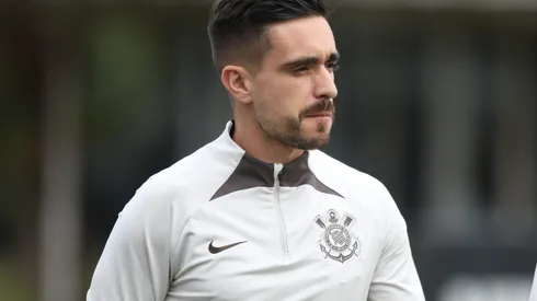 Igor Coronado nos CT Joaquim Grava durante treinos no Corinthians