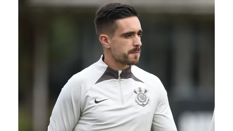 Igor Coronado nos CT Joaquim Grava durante treinos no Corinthians