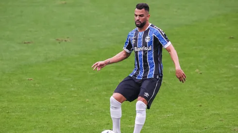 Maicon jogador do Gremio durante partida contra o Fortaleza no estadio Arena do Gremio pelo campeonato Brasileiro A 2020.