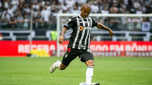 Mariano jogador do Atletico-MG durante partida contra o Cuiaba no estadio Arena MRV pelo campeonato Brasileiro A 2024.