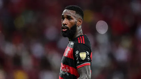 RJ – RIO DE JANEIRO – 15/05/2024 – COPA LIBERTADORES 2024, FLAMENGO X BOLIVAR – Gerson jogador do Flamengo durante partida contra o Bolivar no estadio Maracana pelo campeonato Copa Libertadores 2024. Foto: Thiago Ribeiro/AGIF