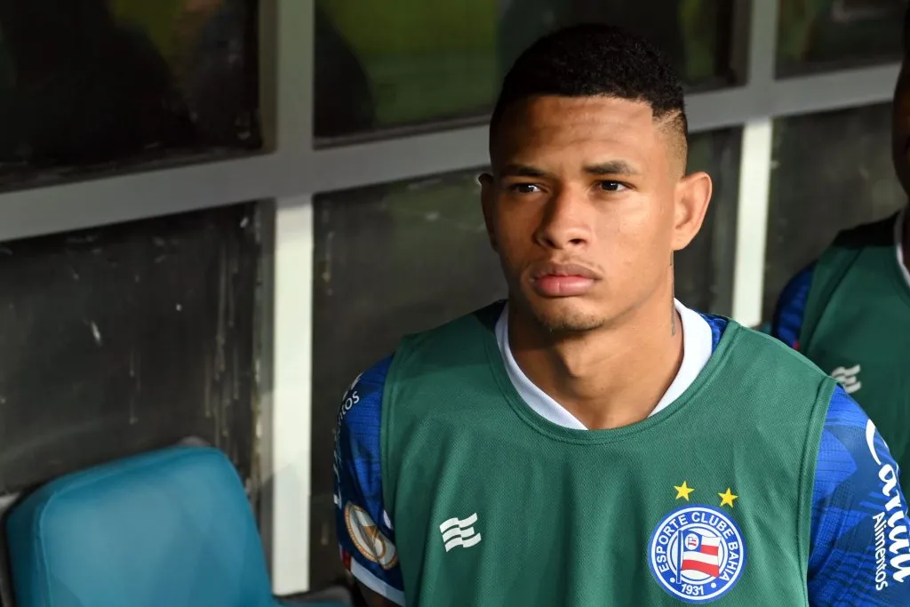 BA – SALVADOR – 21/10/2023 – BRASILEIRO A 2023, BAHIA X FORTALEZA – Diego Rosa, jogador do Bahia durante partida contra o Fortaleza no estadio Arena Fonte Nova pelo campeonato Brasileiro A 2023. Foto: Walmir Cirne/AGIF