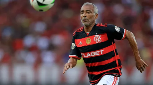 RIO DE JANEIRO, BRAZIL – DECEMBER 15: Romario of Flamengo in actioduring the Adriano's Last Game match between Flamengo Stars and Friends From Italy at Maracana Stadium on December 15, 2024 in Rio de Janeiro, Brazil. (Photo by Buda Mendes/Getty Images)