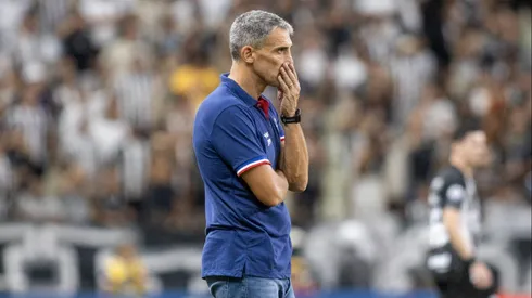 Vojvoda durante confronto contra o Ceará na partida de ida da final do Campeonato Cearense de 2025.