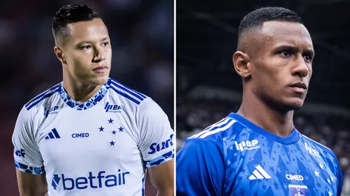 Fotos: Gustavo Aleixo/Cruzeiro – Marlon e Marquinhos, jogadores do Cruzeiro.