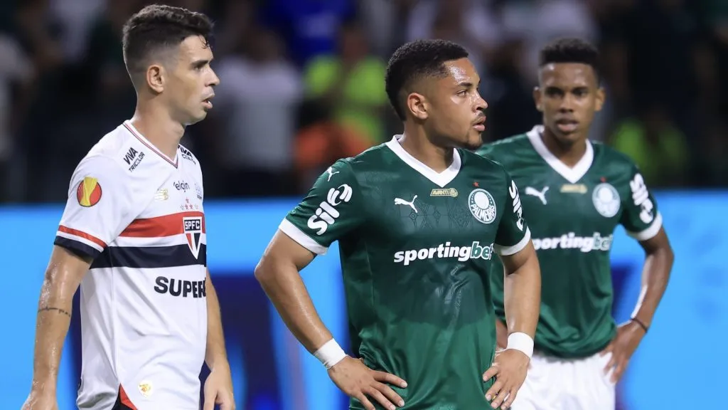 Palmeiras x São Paulo pela semifinal do Campeonato Paulista 2025. Foto: Marcello Zambrana/AGIF