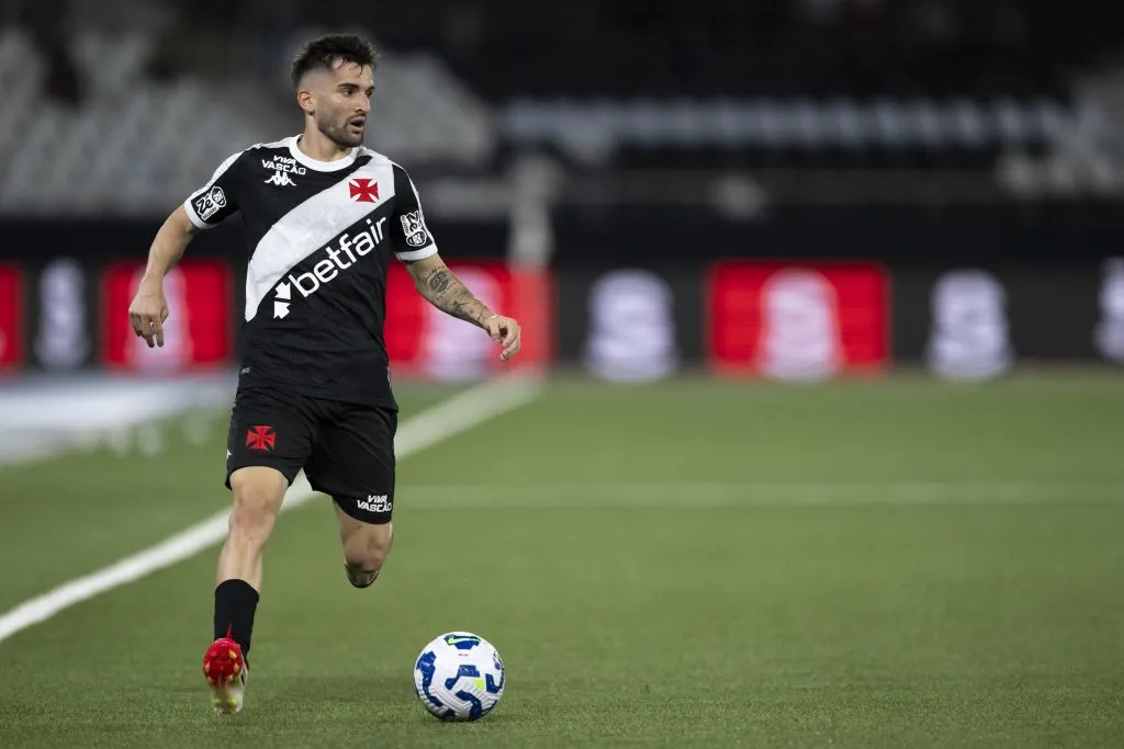 Garre jogador do Vasco durante partida contra o Nova Iguacu pela Copa Do Brasil 2025. Foto: Jorge Rodrigues/AGIF