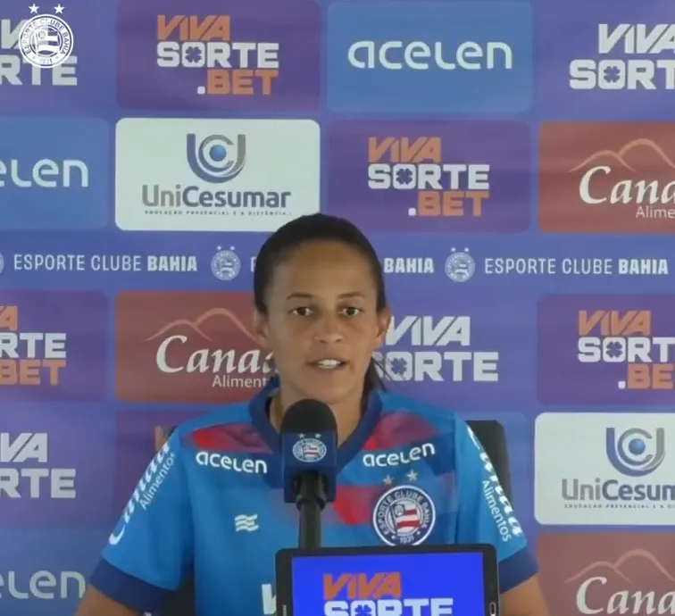 Coletiva de imprensa Mari Pires – Esporte Clube Bahia X.com