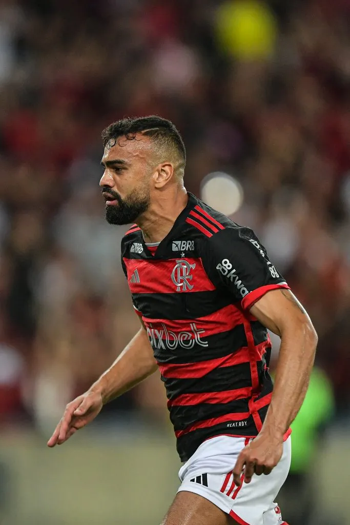 SP – RIO DE JANEIRO – 30/06/2024 – BRASILEIRO A 2024, FLAMENGO X CRUZEIRO – Fabricio Bruno jogador do Flamengo comemora seu gol durante partida contra o Cruzeiro no estadio Maracana pelo campeonato Brasileiro A 2024. Foto: Thiago Ribeiro/AGIF