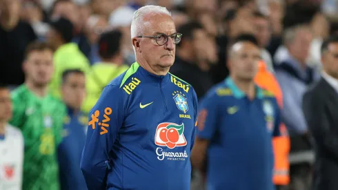 BUENOS AIRES, ARGENTINA – MARCH 25: Dorival Junior, Head Coach of Brazil reacts prior to the South of American FIFA World Cup 2026 Qualifier between Argentina and Brazil at Estadio Más Monumental Antonio Vespucio Liberti on March 25, 2025 in Buenos Aires, Argentina. (Photo by Daniel Jayo/Getty Images)