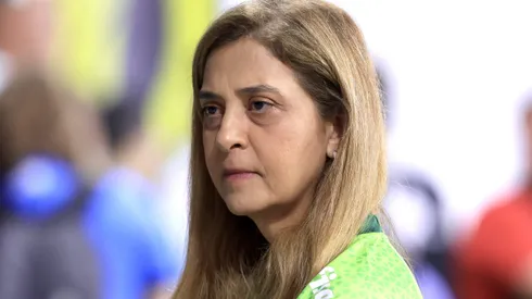 Leila Pereira antes do confronto contra o Bahia no Brasileirão 2024.