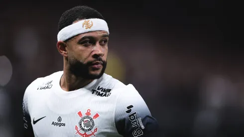Memphis Depay, atacante do Corinthians. Foto: Ettore Chiereguini/AGIF