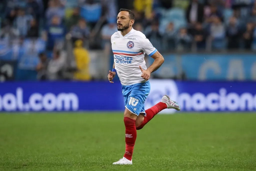 Yago Felipe durante partida contra o Grêmio na Copa do Brasil de 2023. Foto: Pedro H. Tesch/AGIF