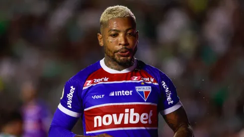 Marinho jogador do Fortaleza durante partida contra o Juventude no estadio Alfredo Jaconi pelo campeonato Brasileiro A 2024. Foto: Luiz Erbes/AGIF