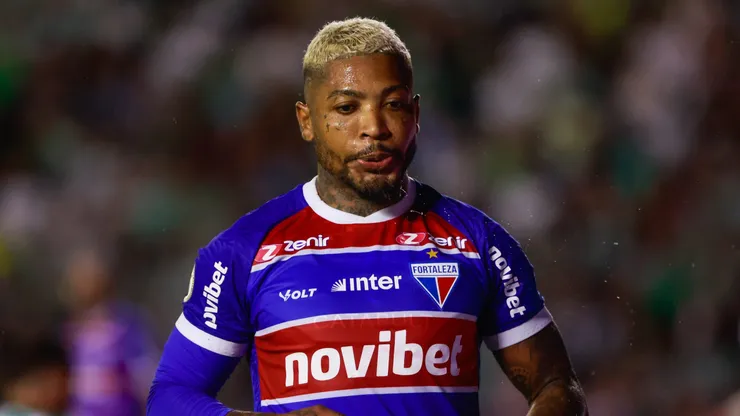 Marinho jogador do Fortaleza durante partida contra o Juventude no estadio Alfredo Jaconi pelo campeonato Brasileiro A 2024. Foto: Luiz Erbes/AGIF