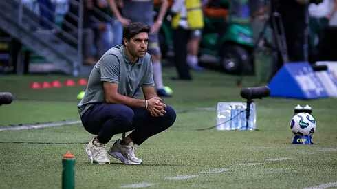 Abel Ferreira técnico do Palmeiras durante partida contra o Botafogo no estádio Arena Allianz Parque pelo campeonato Brasileiro A 2025. Foto: Fabio Giannelli/AGIF