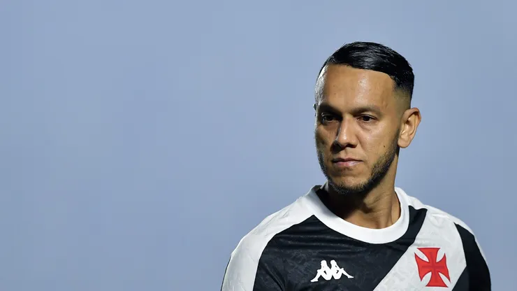Souza jogador do Vasco durante partida contra o Bragantino no estadio Sao Januario pelo campeonato Brasileiro A 2024.