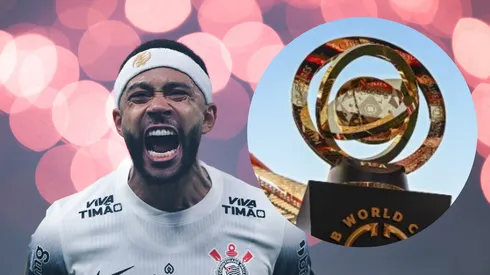 Memphis Depay em partida pelo Corinthians. Foto: Agif