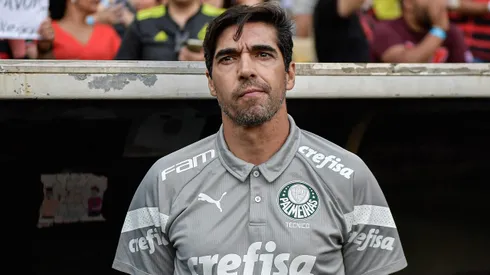 Abel Ferreira tecnico do Palmeiras durante partida contra o Flamengo no estadio Maracana pelo campeonato Brasileiro A 2024.