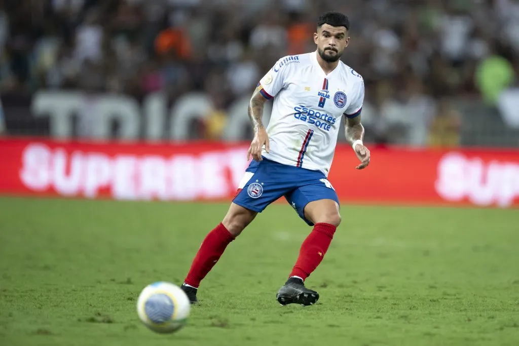 RJ – RIO DE JANEIRO – 04/08/2024 – BRASILEIRO A 2024, FLUMINENSE X BAHIA – Cauly jogador do Bahia durante partida contra o Fluminense no estadio Maracana pelo campeonato Brasileiro A 2024. Foto: Jorge Rodrigues/AGIF