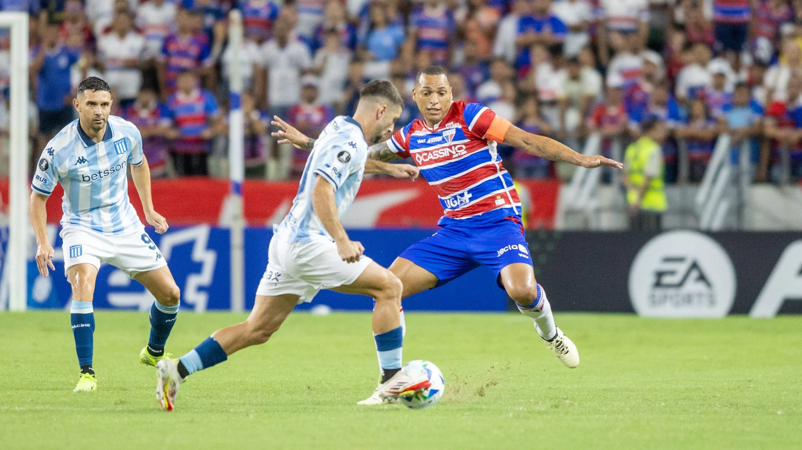 Fortaleza x Racing pela Copa Libertadores 2025. Foto: Baggio Rodrigues/AGIF