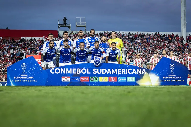 Unión x Cruzeiro pela Sul-Americana &nbsp;Foto: Gustavo Aleixo/Cruzeiro