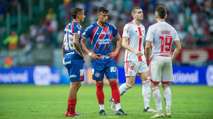 Bahia x Internacional se enfrentam pela Copa Libertadores de 2025. Foto: Jhony Pinho/AGIF